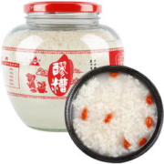川珍 醪糟605g甜米酒酿原瓶发酵佬米酒月子酒 糯米酿造做醪糟汤圆饮料