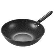 美厨（maxcook）不粘炒锅 精铁32cm 配木铲 燃气电磁炉通用 不粘涂层 MCC588