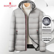 MONTAGUT 梦特娇 官方直发防钻绒直充秋冬新款连帽羽绒服