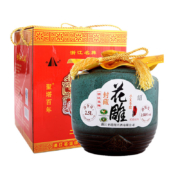京东百亿补贴:圣塔 绍兴黄酒花雕酒 半干型加饭坛装珍藏礼盒 26年陈礼盒