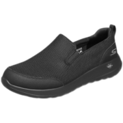 斯凯奇（Skechers）男鞋健步鞋 一脚蹬懒人鞋 男士透气网布休闲鞋 216010 全黑色/BBK 44.5
