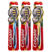 高露洁（Colgate） 适齿炭牙刷 3支 （适齿刷毛 深入深洁）（新老包装随机发）