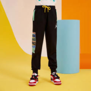 88VIP会员：NIKE 耐克 JORDAN 耐克童装男童长裤针织舒适毛圈春秋儿童休闲运动裤子
