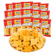 AMBER 琥珀 膨化锅巴麻辣味400g约68包怀旧儿时磨牙解馋零食小吃年货礼包