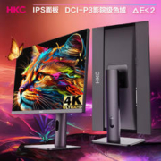 HKC 惠科 P272U 27英寸 4K IPS 显示器（3840×2160、60Hz、100%sRG