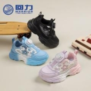 WARRIOR 回力 童鞋透气儿童运动鞋旗舰店2024春季新款男童跑步鞋女童时尚鞋