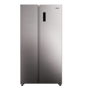 奥马(Homa)60cm以下超薄可嵌入452升薄款一级能效风冷无霜变频双开门对开门家用电冰箱 BCD-452WKH/B