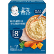 88VIP会员：Gerber 嘉宝 营养米粥 鳕鱼胡萝卜南瓜味 198g