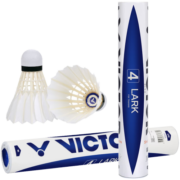 威克多（VICTOR）胜利羽毛球耐打稳定训练比赛用球云雀4号LK-4鸭毛（12只装）