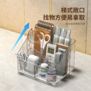 KD 包邮Edo化妆品桌面收纳盒分格首饰口红整理盒文具收纳盒置物架