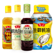 plus会员、概率券：鲁花 生鲜蚝油528g+零添加（自然鲜酱油+原酿料酒+糯米白醋）*418ml