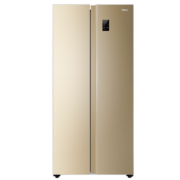 京东百亿补贴：Haier 海尔 480升风冷无霜对开门双开门冰箱家用双变频节能金色 BCD-480WBPT