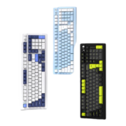 EWEADN 前行者 X99玉龙 三模机械键盘 月陶白 礼物轴 RGB 一字空格版