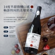 PASSTON 派斯顿 法国半甜红葡萄酒 圣诞热红酒煮红酒女生微醺晚安酒