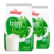 安佳（Anchor）脱脂奶粉 新西兰原装进口脱脂乳粉 400g*2袋