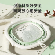 婴儿可折叠洗脸盆用儿童洗屁新生儿宝宝专用小盆子三件套折叠盆
