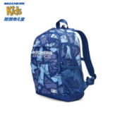 京东PLUS：SKECHERS 斯凯奇 大容量儿童双肩背包 P323K032 黛蓝色/034Z 均码