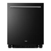 海尔（Haier）洗碗机13套嵌入式80℃双微蒸汽智能开门速干自定义面板全自动洗碗机（含黑色门板） EYW13029D
