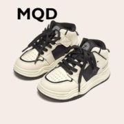 MQD 儿童高帮板鞋2023秋冬季新款中大童防滑男童鞋百搭休闲女童鞋