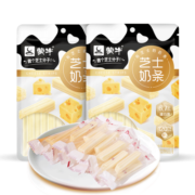 蒙牛（MENGNIU） 蒙牛 芝士酸奶条108g*2袋 奶酪条休闲零食钙蛋白质酸奶棒 芝士奶条原味108g*2袋