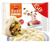 限移动端、京东百亿补贴：思念 手打天下 菌菇三鲜水饺 1.08kg