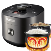 苏泊尔（SUPOR）全自动智能预约电压力锅5L家用蒸笼上蒸下煮触控面板球釜双胆云享美食50FC9081Q电饭煲高压锅3-6人