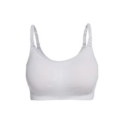全棉时代 哺乳文胸孕妇内衣聚拢孕产肩开无缝文胸XL/C85适用B85/D85浅灰色