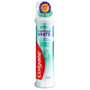 高露洁（Colgate）欧洲进口密泡美白直立按压式泵式牙膏 100ml 密泡深洁 温和亮白