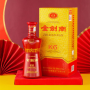 PLUS会员、需首购：剑南春 金剑南K6 52度 500ml 单瓶装 浓香型白酒