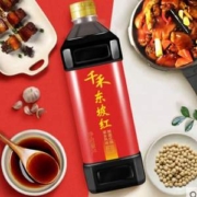 千禾 东坡红 零添加纯酿红烧特级老抽酱油 1L*2件