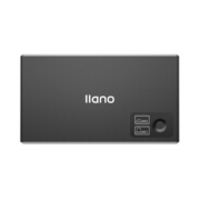 绿巨能（llano）HDMI2.0切换器二进一出 4K高清3D视频切屏器KVM 笔记本机顶盒接电视投影仪共享显示器