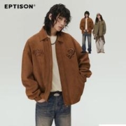 EPTISON 衣品天成 绣花字母高档外穿夹克外套ins春秋款