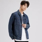 MARK FAIRWHALE 马克华菲 男士牛仔外套休闲时尚
