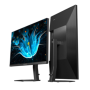 飞利浦 27英寸4K IPS屏 10bit出厂校准 低蓝光智能分屏 旋转升降 办公显示器专业设计显示屏27E1N5800E