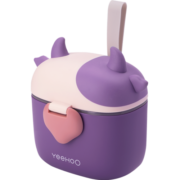 英氏（YEEHOO）奶粉盒便携式外出分装婴儿辅食工具宝宝米粉密封罐食物存储袋 便携奶粉盒(紫色)