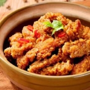 国家队备战保障产品供应商，优形 油炸厚切香酥小酥肉240g*5袋
