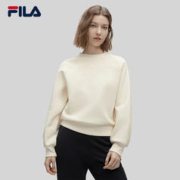 FILA 斐乐 Emerald斐乐卫衣女2024春新款商务针织休闲简约舒适圆领上衣