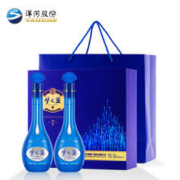 YANGHE 洋河 蓝色经典梦之蓝M6 52度礼盒装 500ml*2瓶 浓香型