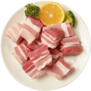 金锣 国产猪五花肉块1kg 冷冻带皮五花肉 猪肉生鲜