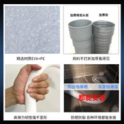 佐冠 通用洗衣机排水管出水管子 0.6米灰（带卡箍）