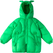 [四色可选]gxgkids童装儿童轻薄羽绒服22秋冬新款外套 绿色 90cm