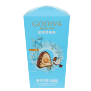 歌帝梵（GODIVA）臻粹椰子巧克力制品120g 年货休闲零食新年进口巧克力