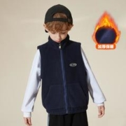 ASK junior 儿童立领无袖摇粒绒马甲