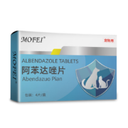 限新用户: MOFEI 犬猫通用驱虫药 阿苯达唑 0.1g*4片*3件