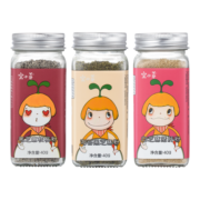 窝小芽 白芝麻猪肝粉六个月以上无添加海苔虾皮粉享婴儿宝宝辅食调料谱 黑芝麻虾皮粉2瓶