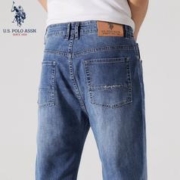 U.S. POLO ASSN. 男士牛仔裤新款牛仔裤男名牌男裤高档直筒休闲裤