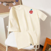 La Chapelle City 拉夏贝尔 女士纯棉短袖t恤
