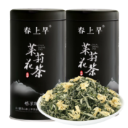 plus会员、概率券：春上早 茉莉花茶 飘雪特级125g*1罐