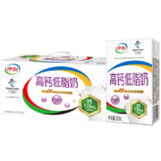 PLUS上海，广东：伊利 高钙低脂牛奶整箱 250ml*24盒