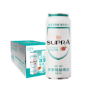 限移动端：珠江啤酒 10.5度 雪堡冷萃精酿啤酒 500ml*12听 整箱装 年货送礼